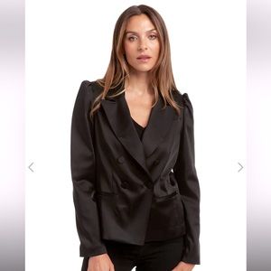 🖤 Drew Doves Cry Satin Blazer - NWT - size small 🖤